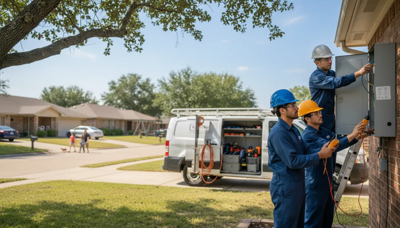 Certified electrician providing emergency electrical services in Greenwald, MN